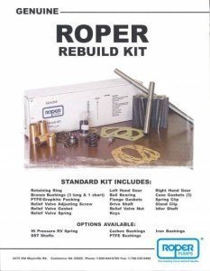 Roper 3617 Rebuild Kit with Bronze Bushings